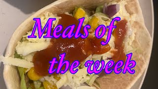 Meals of the week