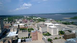 Downtown Peoria, Illinois - 4K 60fps