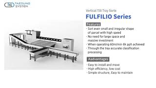 FULFILIO, Vertical Tilt Tray Sorter