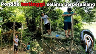 Camping Mencari Ikan Sidat Membuat Tempat Berlindung Dari Banjir Dan Hewan Hutan