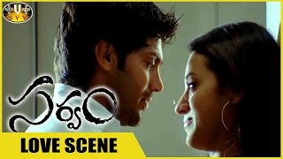 Sarvam Telugu Movie || Back To Back Love Scene  || Arya, Trisha
