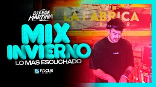 MIX INVIERNO LO MAS ESCUCHADO DJ FEDE MARTINA🤟CACHENGUE, REGGAETON, CUMBIA, CUARTETO. BAR LA FABRICA