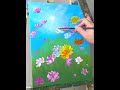 step by step colorful summer wildflowers under the sun oil painting