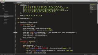 Asteroids #2 HTML5 Game Programming Tutorial javascript