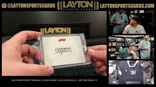 INSANE BOOK!! 2024 Topps Dynasty Formula 1 Racing Hobby 5 Box Case Break #1   LEFT SIDE SERIAL #'S