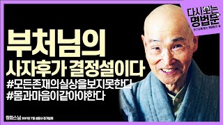 [#다시보는명법문] 진리에 조금도 어긋남이 없는 진리에 합당한 말씀 | 큰스님께듣는깨달음의길 청화스님 [자막有]