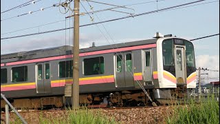 E129系B2編成【4K】信越本線上り快速直江津行き3374M