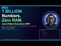 1 BILLION Numbers. Zero RAM. | Python Generators Explained | CodeToAGI Ep 16