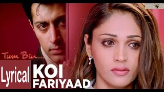 "Koi Fariyaad" Full Song with Lyrics | Tum Bin | Jagjit Singh | Bollywood Hits |