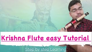 Krishna Flute Tutorial | कृष्णा धुन बजाना सीखें | step by step | Shiv'z Muzic® | MahaBharat