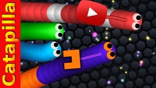 Slither.io Giant Snake Gameplay Epic Funny Moments.