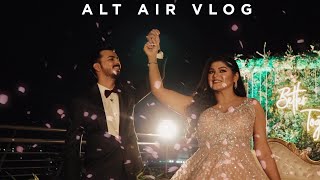 Alt Air Vlog| Rooftop 21st floor| Celeste| Reception party Vlog| Kolkata