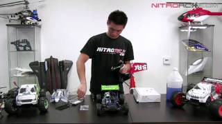 NitroRCX Getting Started in Nitro RC Gas Car Part 2 : Pre-Run Setup