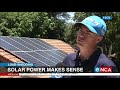 Solar power makes sense
