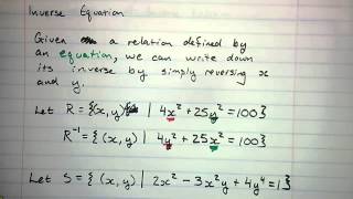 1.2.3 - Inverse Equation