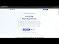 Dataforge - Excel to PDF Automation: Convert Each Row to Custom PDF Instantly