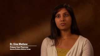 Dr. Gina Mathew, Primary Care Physician, Alexian Brothers Medical Group