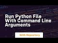 run python file with command line arguments