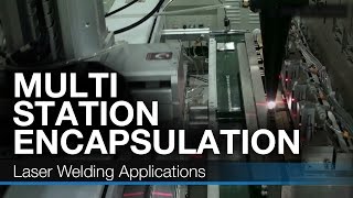 Automated Laser System - InstaWeld® Precise Laser Seam Welding in Battery Encapsulation process