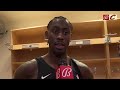 Caris LeVert reacts to Cleveland Cavaliers' loss to Toronto Raptors in season opener