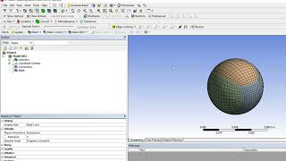 Structured Mesh Generation for a Spherical Geometry in ANSYS | Learn Mesh Structuring Techniques