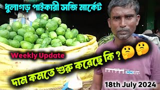 Dhulagarh Wholesale Sabji Market 2024।ধুলাগড় পাইকারি সব্জি মার্কেট 2024।New Update 18th July 2024।