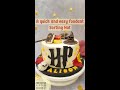 #shorts 如何簡單用翻糖裝飾蛋糕 A quick and easy fondant Sorting Hat