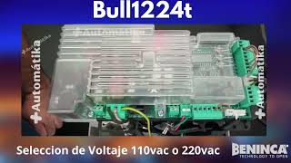 Selección de Voltaje Beninca Bull 624t y 1224t