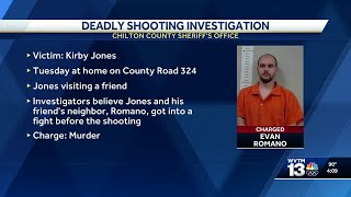 Man fatally shot while visiting a friend in Chilton County, sheriff office says