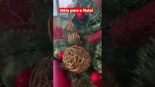 Como fazer uma bola de Natal em menos de 1 minuto#natal #viral #arvoredenatal