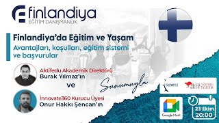 Finlandiya'da Eğitim ve Yaşam Konulu webinarımız