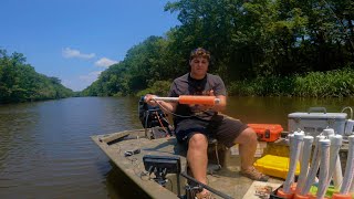 Catfish jugging in the Tensaw delta