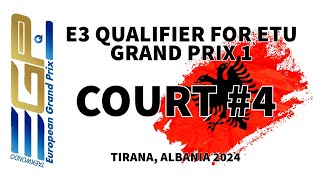 E3 Ǫualifier for ETU Grand Prix 1 - Tirana 2025 | Court 4