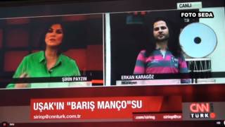 UŞAKLI ÇILGIN DAVULCU CNN TÜRK TV 360 DERECE  PROĞRAMI ERKAN KARAGÖZ  DAVUL ŞOV KONUK