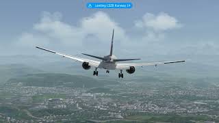 B777F Super Landing In Bern Belp - Aerofly Fs Global