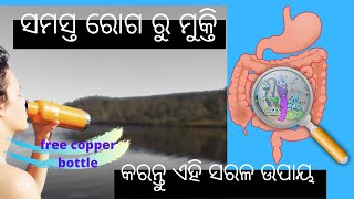 Get rid of all diseases. ସମସ୍ତ ରୋଗ ରୁ ମୁକ୍ତି ଲାଭ କରିବା ପାଇଁ ଏକ ମାତ୍ର ଉପାୟ. GET A FREE COPPER BOTTLE