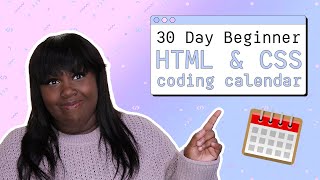30 Day Beginner HTML & CSS Coding Calendar + FREE Downloadable Coding Lesson Plan