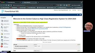 How to use Powerschool to request classes