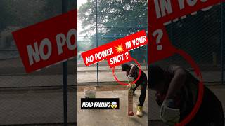 NO POWER in your SHOTS ? | Head Falling Issue | Player: Vinesh (12) | Nothing But Cricket Training