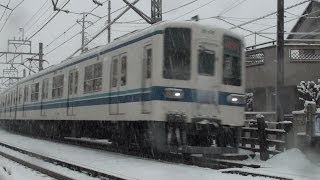 大雪のための回送? 東武東上線8000系/Tobu tojo line 8000 Series/2014.02.14