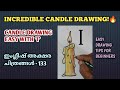 'I'll Make it Easy! Simple Candle Drawing Tutorial / #mohantanur #easydrawing