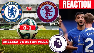 Chelsea vs Aston Villa 0-1 Live Stream Premier league Football EPL Match Score reaction Highlights
