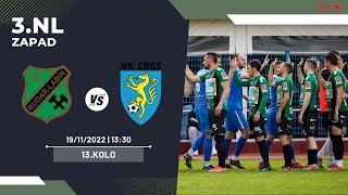 [ 19/11/2022, 14:00 ] 3. NL - Zapad, 13. kolo | NK Rudar Labin - NK Cres