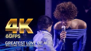 [4K60fps] Whitney Houston - Greatest Love Of All | Live at Welcome Home Heroes, 1991