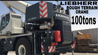 LIEBHERR ROUGH TERRAIN CRANE 100tons(model;LRT 1100-2.1)