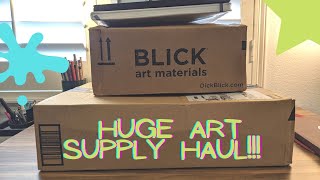 HUGE Art Supply Haul! Blick, Amazon, JoAnn's!