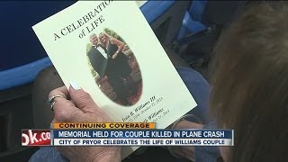 Memorial service held for Pryor couple