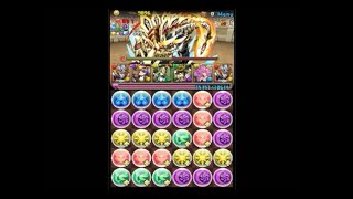 【パズドラ】第10回チャレンジダンジョン！　Lv6　光ホルスPT　ノーコン