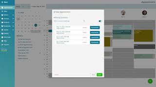 How to book a repeating appointment
