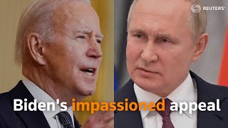 Biden to Putin: Step back from the brink of war with Ukraine